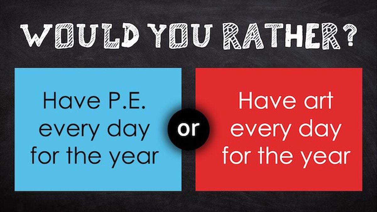 Would You Rather - New School Year image number null